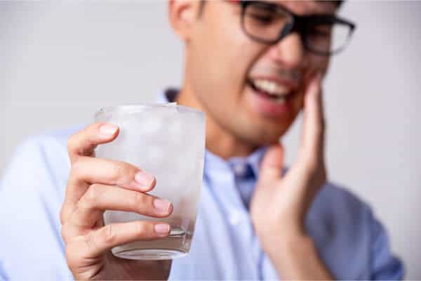 ice affecting tooth sensitivity